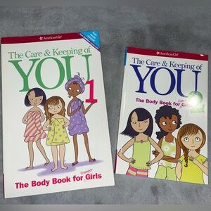 American Girl The Care & Keeping of You Book Set - Green, Purple, Red